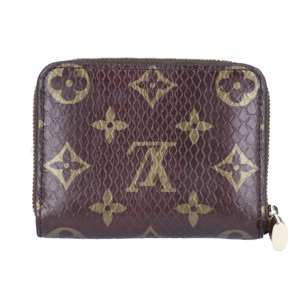 Louis Vuitton Python Case Brown Exotic Wallet Zip… - image 2